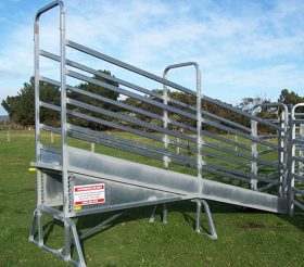 Cattle Loading Ramp- Adjustable 4.8m